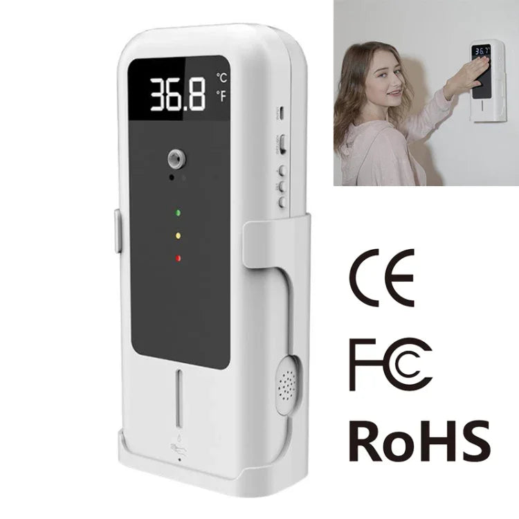 Nhiệt kế hồng ngoại YAD-001 + Bình phun khử trùng cảm biến hồng ngoại tự động kèm giá đỡ chân máy, YAD-001