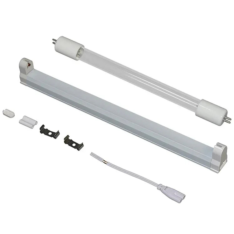 Đèn khử trùng UV ozone thạch anh 110V 8W di động UVC chống virus, 110V 8W Ozone