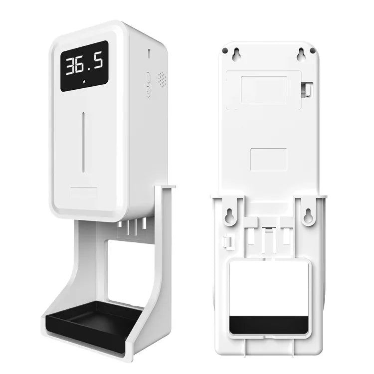 Nhiệt Kế Cảm Biến Khoảng Cách Nhạy Sáng Không Tiếp Xúc Rehabor A + Bình Xịt Xà Phòng Lỏng Tự Động Không Tiếp Xúc 450ml Có Đế Gắn