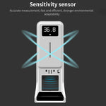 Nhiệt Kế Cảm Biến Khoảng Cách Nhạy Sáng Không Tiếp Xúc Rehabor A + Bình Xịt Xà Phòng Lỏng Tự Động Không Tiếp Xúc 450ml Có Đế Gắn