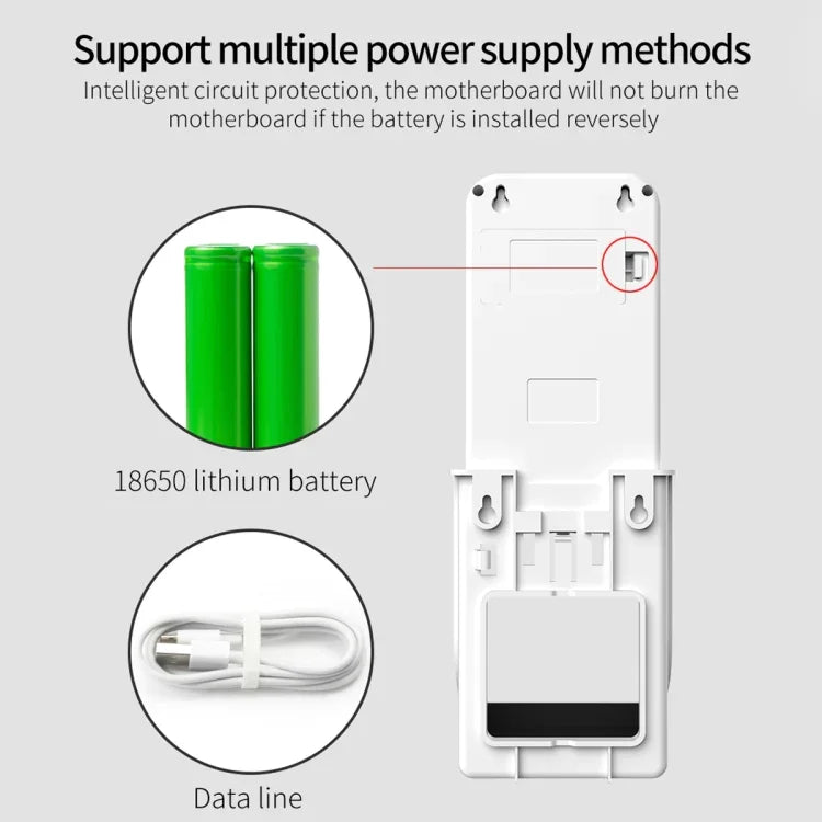 Nhiệt Kế Cảm Biến Khoảng Cách Nhạy Sáng Không Tiếp Xúc Rehabor A + Bình Xịt Xà Phòng Lỏng Tự Động Không Tiếp Xúc 450ml Có Đế Gắn