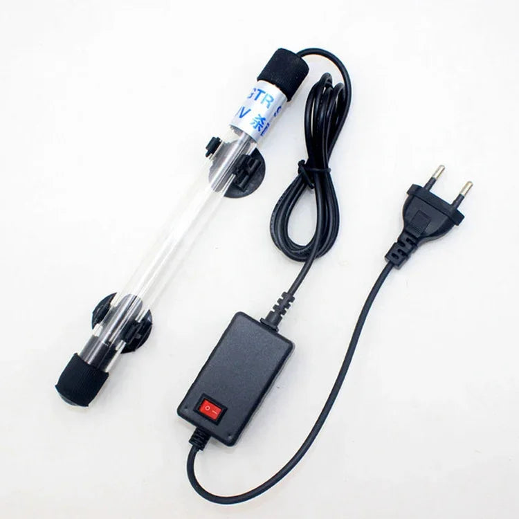 Đèn bể cá diệt tảo tia cực tím UV 220V 9W, phích cắm EU, 9W phích cắm EU