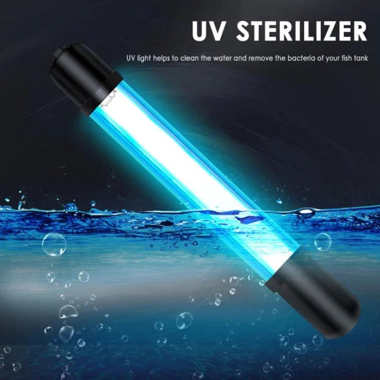 Đèn bể cá diệt tảo tia cực tím UV 220V 9W, phích cắm EU, 9W phích cắm EU