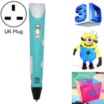 Bút in 3D cầm tay, phích cắm UK, phích cắm UK