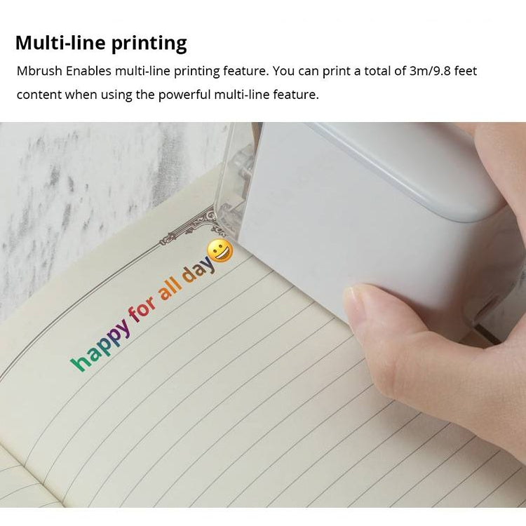Máy in mini màu di động MBrush01 1200 DPI