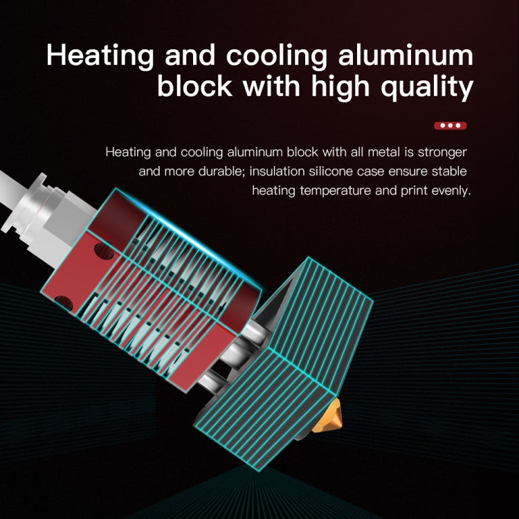 Bộ đầu phun nóng 24V 40W kèm cảm biến nhiệt và ống nhiệt cho máy in 3D Creality Ender-3