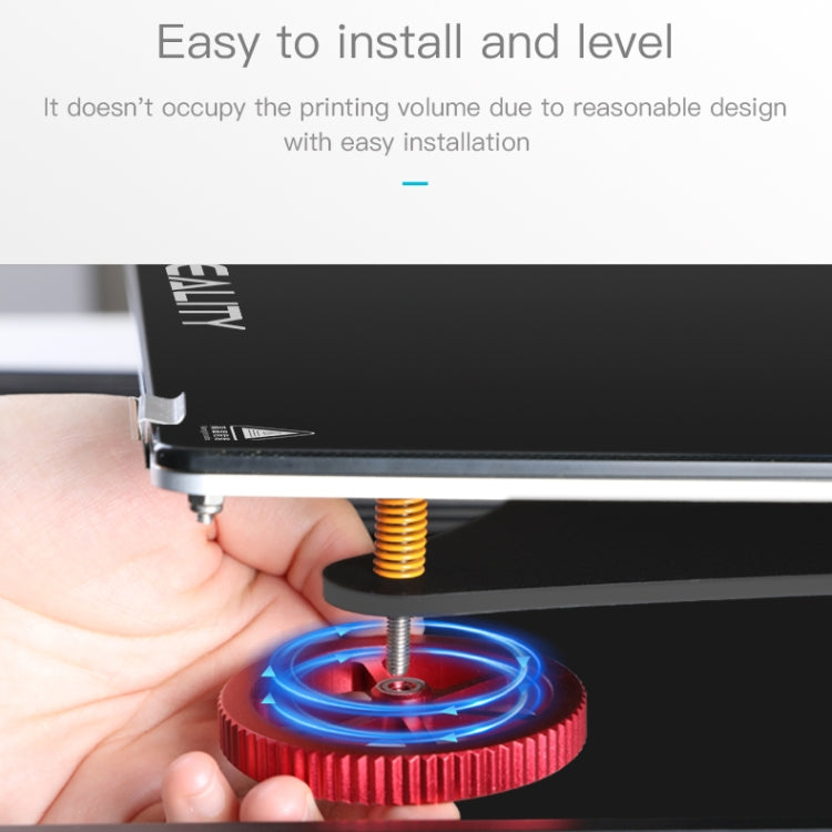 Đai ốc cân bằng tay kim loại đỏ cho máy in 3D Creality Ender-3 / Ender-3 Pro / Ender-3 V2 / CR-10 Pro V2