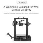 Máy in 3D tự lắp ráp CREALITY CR-6 SE 350W không cần cân bằng thông minh, kích thước in: 23.5 x 23.5 x 25cm, phích cắm EU, CR-6 SE