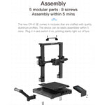 Máy in 3D tự lắp ráp CREALITY CR-6 SE 350W không cần cân bằng thông minh, kích thước in: 23.5 x 23.5 x 25cm, phích cắm EU, CR-6 SE