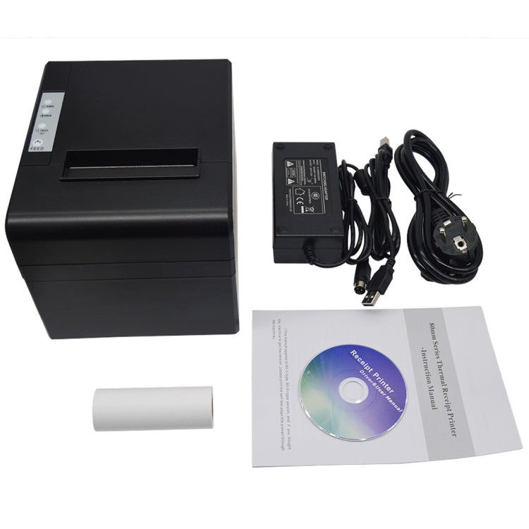 Máy in hóa đơn nhiệt chống nước và dầu POS-8330 (Đen), POS-8330