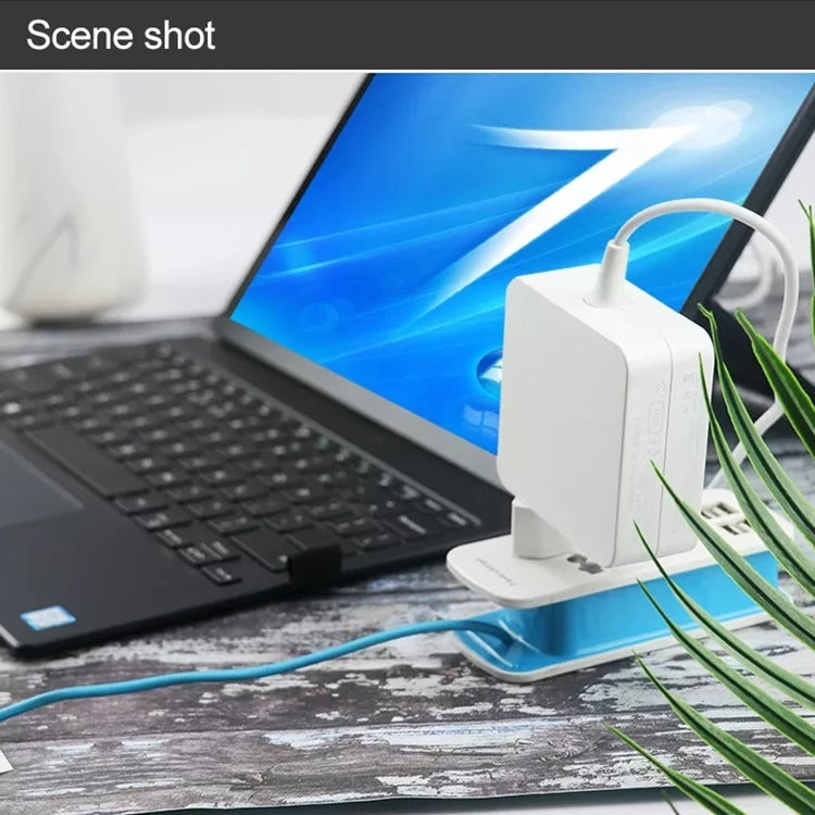 Bộ chuyển đổi nguồn USB-C / Type-C 87W sạc di động kèm cáp sạc dài 1.8m, phích cắm EU