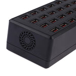 Trạm sạc nhanh 100W 24 cổng USB, sạc thông minh có đèn LED báo hiệu AC 100-240V, phích cắm Mỹ, 100W 24 cổng USB phích cắm Mỹ