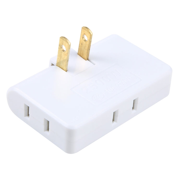 Ổ cắm mở rộng mini xoay 180 độ 1 ra 3 15A, phích cắm Mỹ, AC 110-220V