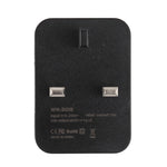 Bộ chuyển đổi nguồn sạc du lịch đôi USB WN-2018, phích cắm UK