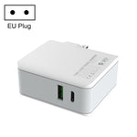 Sạc du lịch nhanh gấp gập LDNIO A4403C 30W PD + Auto-id kèm cáp 8 Pin dài 1m, phích cắm Úc, kèm cáp 8 Pin, 30W kèm cáp 8 Pin
