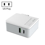 Sạc du lịch nhanh gấp gập LDNIO A4403C 30W PD + Auto-id kèm cáp 8 Pin dài 1m, phích cắm Úc, kèm cáp 8 Pin, 30W kèm cáp 8 Pin