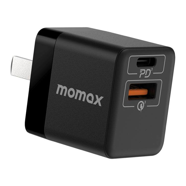Bộ Sạc Nhanh MOMAX UM36 PD 20W USB-C / Type-C + USB, Phích Cắm CN, UM36
