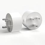 Ổ cắm thông minh WiFi mini 10A phích cắm Nam Phi / Ấn Độ điều khiển từ xa hẹn giờ công tắc điện với Alexa