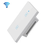 Công tắc tường thông minh WS-US-02 điều khiển qua APP EWeLink & cảm ứng, 2A 2 kênh kính cường lực, AC 90V-250V, phích cắm US, 2 kênh