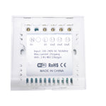 Công tắc tường thông minh bảng kính cường lực 1 gang WS-UK-01 điều khiển qua ứng dụng EWeLink & cảm ứng 2A, AC 90V-250V, phích cắm UK, 1 gang