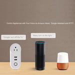 Ổ cắm điện thông minh WiFi SA-002 2 cổng USB + 1 ổ cắm EU, tương thích với Alexa và Google Home, AC 110V-230V, phích cắm EU, phích cắm UK, phích cắm US