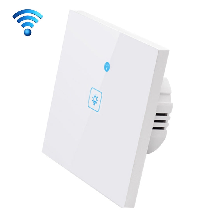 Công tắc tường thông minh bảng kính cường lực 1 gang WS-EU-01 điều khiển qua ứng dụng EWeLink & cảm ứng, AC 90V-250V, phích cắm EU, 1 gang