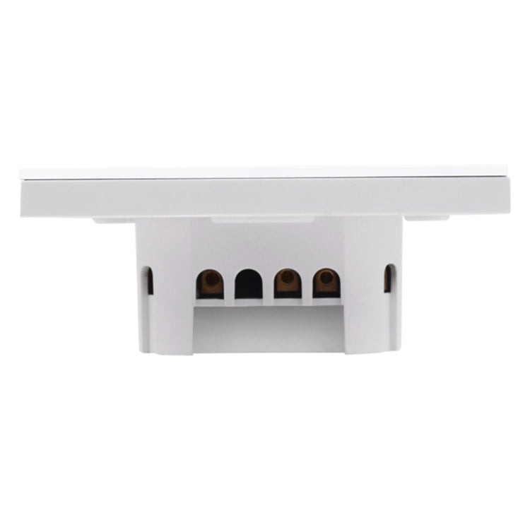 Công tắc tường thông minh bảng kính cường lực 3 gang WS-EU-03 điều khiển qua ứng dụng EWeLink & cảm ứng 2A, AC 90V-250V, phích cắm EU, 3 gang