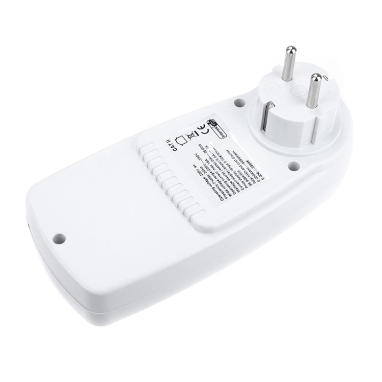 Đồng Hồ Đo Năng Lượng LCD AC 230V 50Hz Tối Đa 16A, Phân Tích Công Suất Watt Volt Điện Áp, Giám Sát Điện Tự Động, Phích Cắm EU, AC 230V Phích Cắm EU