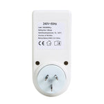 Ổ Cắm Nhà Thông Minh AC 240V Có Đồng Hồ LCD, Chức Năng Giờ Mùa Hè, Hẹn Giờ Thay Đổi 12/24 Giờ, Phích Cắm AU, AC 240V Phích Cắm AU