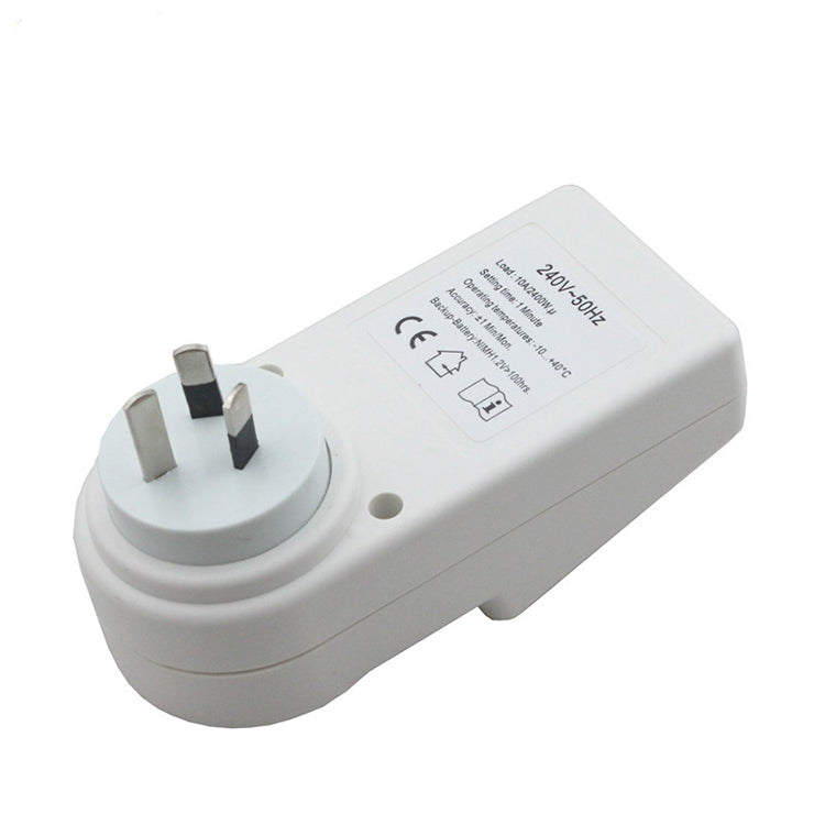 Ổ Cắm Nhà Thông Minh AC 240V Có Đồng Hồ LCD, Chức Năng Giờ Mùa Hè, Hẹn Giờ Thay Đổi 12/24 Giờ, Phích Cắm AU, AC 240V Phích Cắm AU