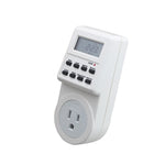 Ổ Cắm Nhà Thông Minh AC 120V Có Đồng Hồ LCD, Chức Năng Giờ Mùa Hè, Hẹn Giờ Thay Đổi 12/24 Giờ, Phích Cắm US, AC 120V Phích Cắm US