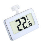 Nhiệt kế tủ lạnh mini màn hình LCD kỹ thuật số đo nhiệt độ ngăn đá có móc treo, Nhiệt kế tủ lạnh