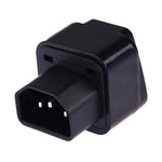 Ổ cắm đa năng di động chuyển sang phích cắm C14 đực UPS PDU APC máy chủ máy tính, adapter C14, phích cắm C14