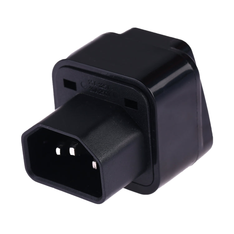 Ổ cắm đa năng di động chuyển sang phích cắm C14 đực UPS PDU APC máy chủ máy tính, adapter C14, phích cắm C14