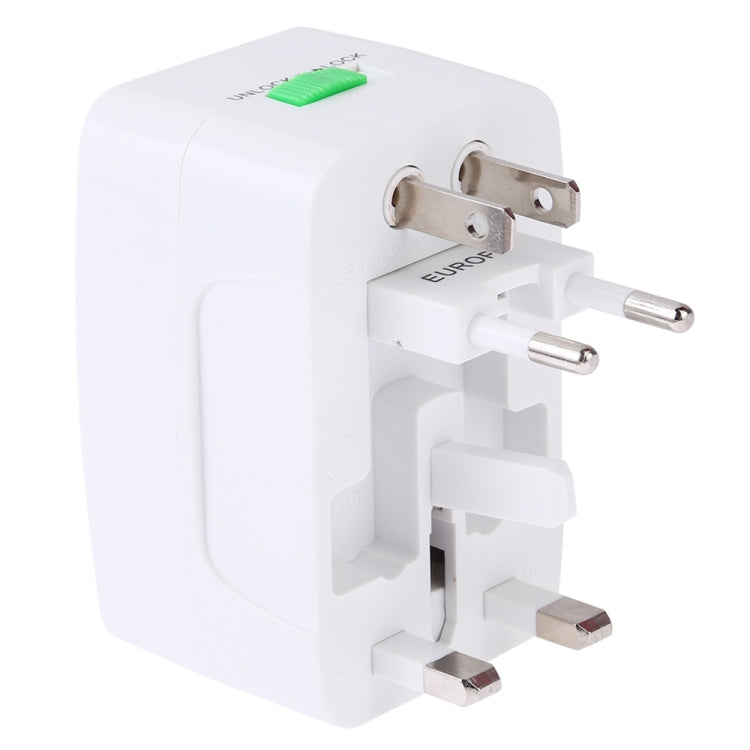 Bộ chuyển đổi du lịch đa năng 110-250V với 2 cổng USB, phích cắm EU / UK / US / AU