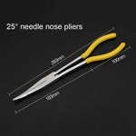 Kìm mỏ nhọn đa năng 11 inch uốn góc 25 độ, uốn góc 25 độ