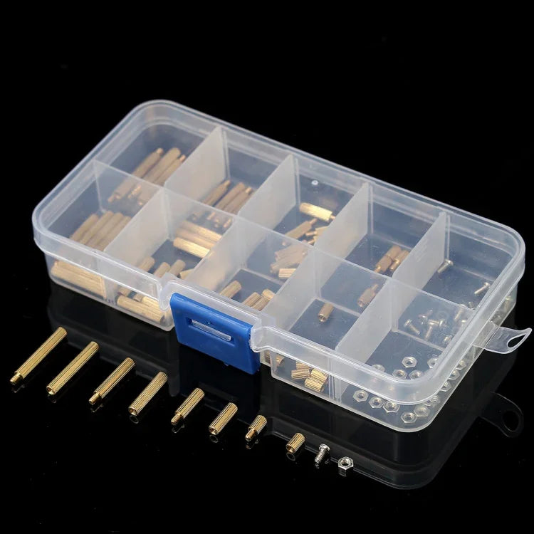 120 cái đinh tán đồng thau M2 có rãnh tròn đực cái cho bảng mạch PCB, M2