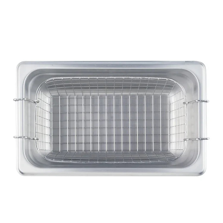 Máy làm sạch siêu âm BAKU BK-2000 120W 3.36L màn hình LCD có giỏ, AC 220V, phích cắm EU, BK-2000 120W 3.36L 220V