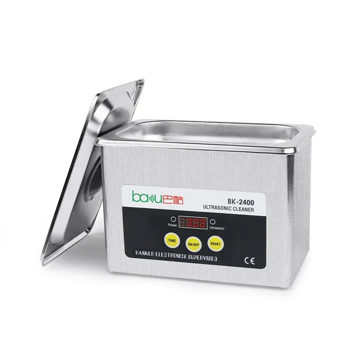 Máy làm sạch siêu âm BAKU BK-2400 35W 0.8L màn hình LCD, AC 220V, BK-2400 35W 0.8L 220V