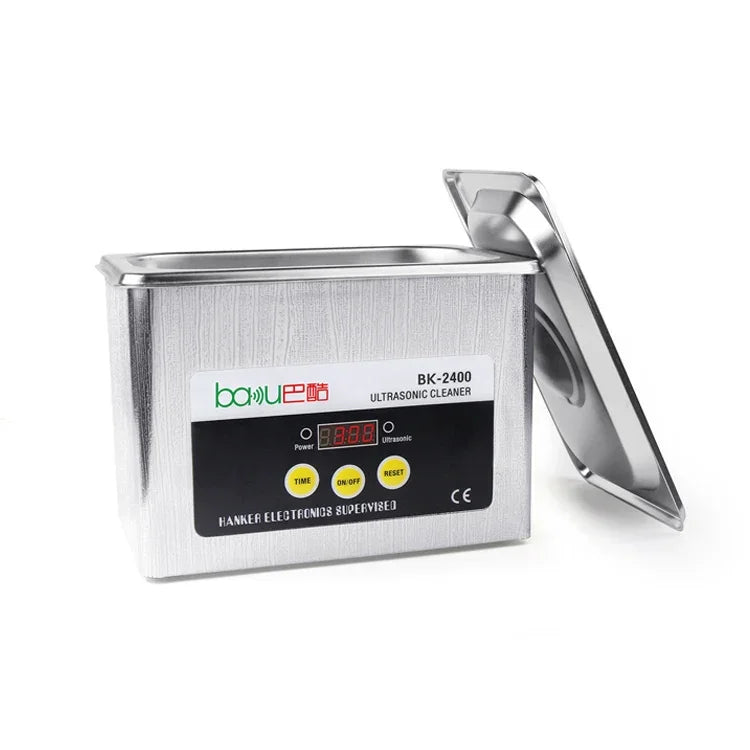 Máy làm sạch siêu âm BAKU BK-2400 35W 0.8L màn hình LCD, AC 220V, BK-2400 35W 0.8L 220V