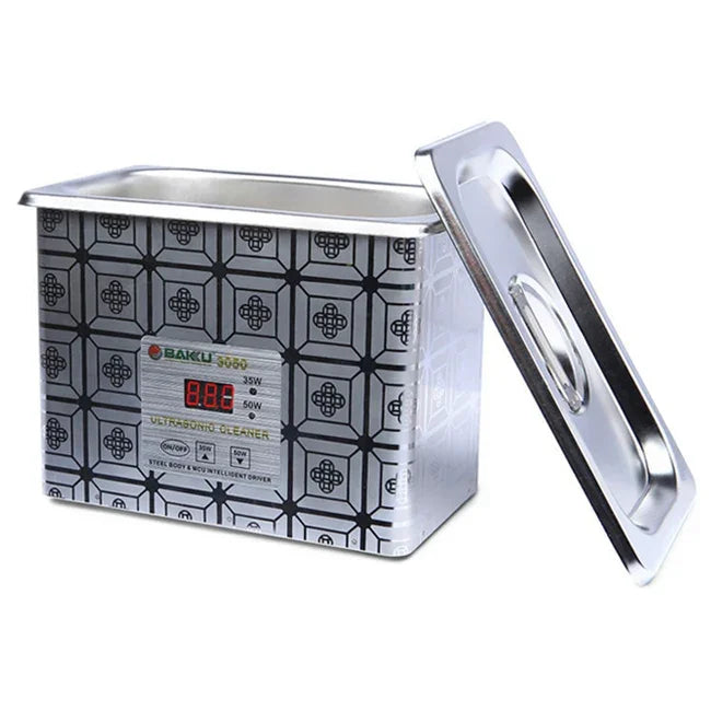 Máy làm sạch siêu âm BAKU BK-3050 35W / 50W điều chỉnh 0.8L màn hình LCD, AC 220V, BK-3050 35W / 50W 0.8L 220V