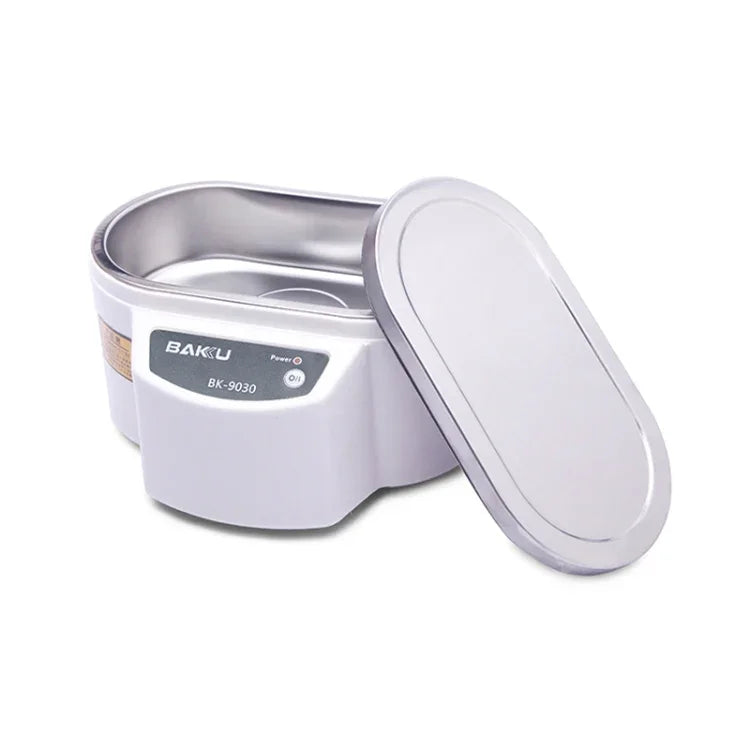 Máy làm sạch siêu âm BAKU BK-9030 30W 0.8L màn hình LCD, AC 220V, phích cắm EU, BK-9030 30W 0.8L 220V màu xanh lá, BK-9030 30W 0.8L 220V màu trắng