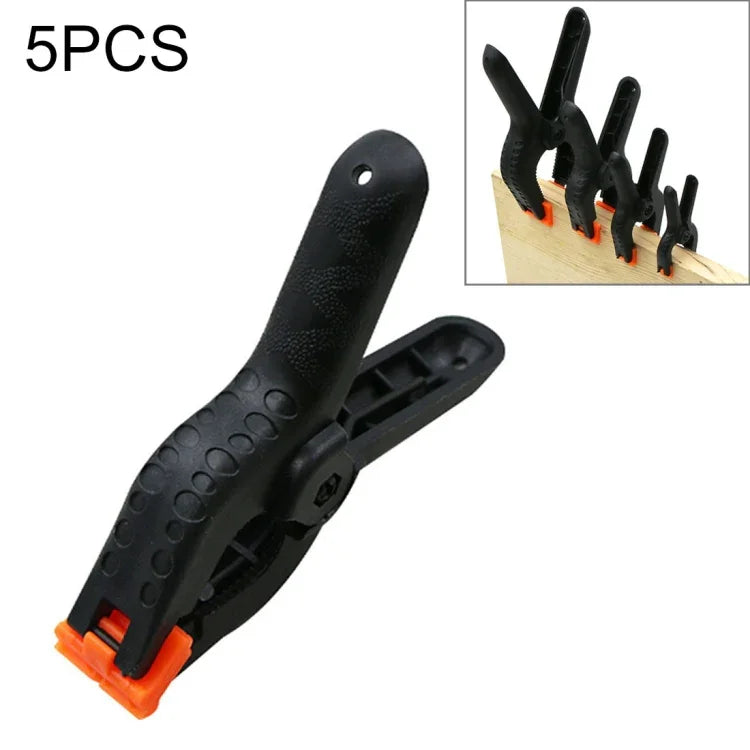 5 cái kẹp lò xo nylon hỗ trợ phông nền chụp ảnh studio mộc, chiều dài: 90mm, chiều dài: 90mm