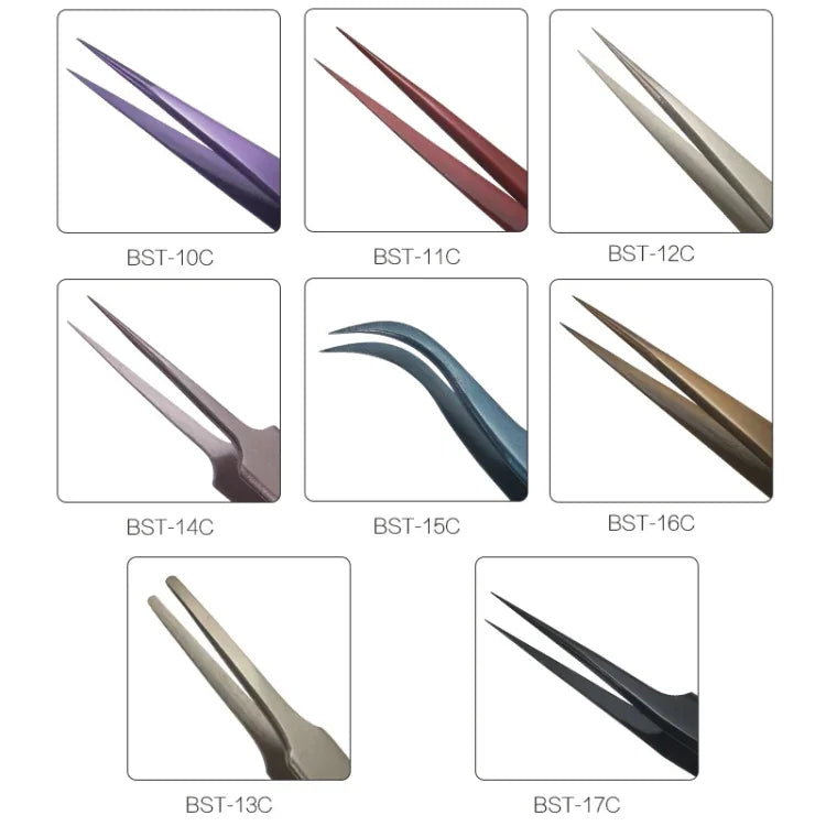 Nhíp kẻ mày đầu siêu mảnh màu BEST BST-10C, BST-10C