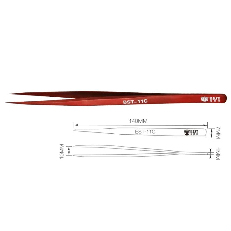 Nhíp kẻ mày đầu siêu mảnh màu BEST BST-11C, BST-11C