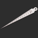 Thước đo khe hở nêm 1-15mm mỏng thước inox kiểm tra thước đo côn hệ mét và hệ inch, 1-15mm mỏng hệ mét và hệ inch
