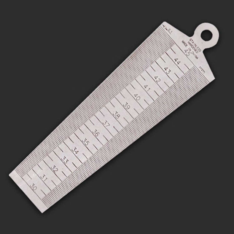 Thước đo khe hở nêm 30-45mm thước inox kiểm tra thước đo côn hệ mét, khe hở 30-45mm hệ mét