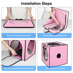 Hộp sấy tắm thú cưng FUNADD, Lồng sấy gấp di động, Phù hợp cho thú cưng đến 5kg, Lồng sấy gấp