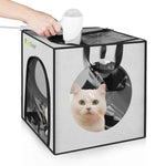 Hộp sấy tắm thú cưng FUNADD, Lồng sấy gấp di động, Phù hợp cho thú cưng đến 5kg, Lồng sấy gấp