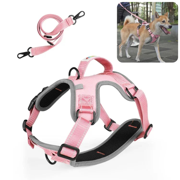 Dây Dắt FunAdd Phản Quang Thoáng Khí Nylon Áo Vest Thú Cưng Dây Đeo Chó, Kích Thước: M, Kích Thước: M